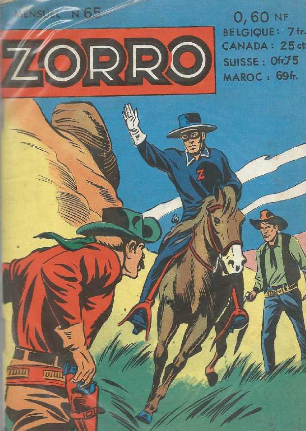 Scan de la Couverture Zorro n 65